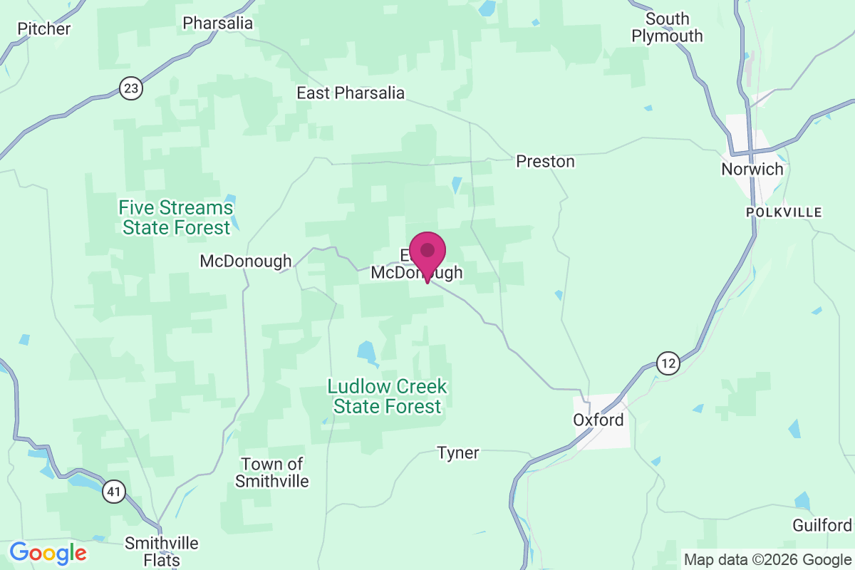 Carte de East McDonough