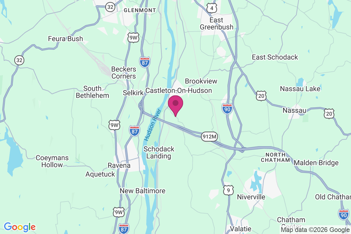 Carte de Castleton-on-Hudson