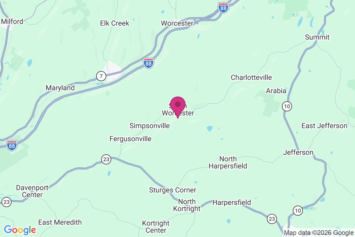 Carte de South Worcester