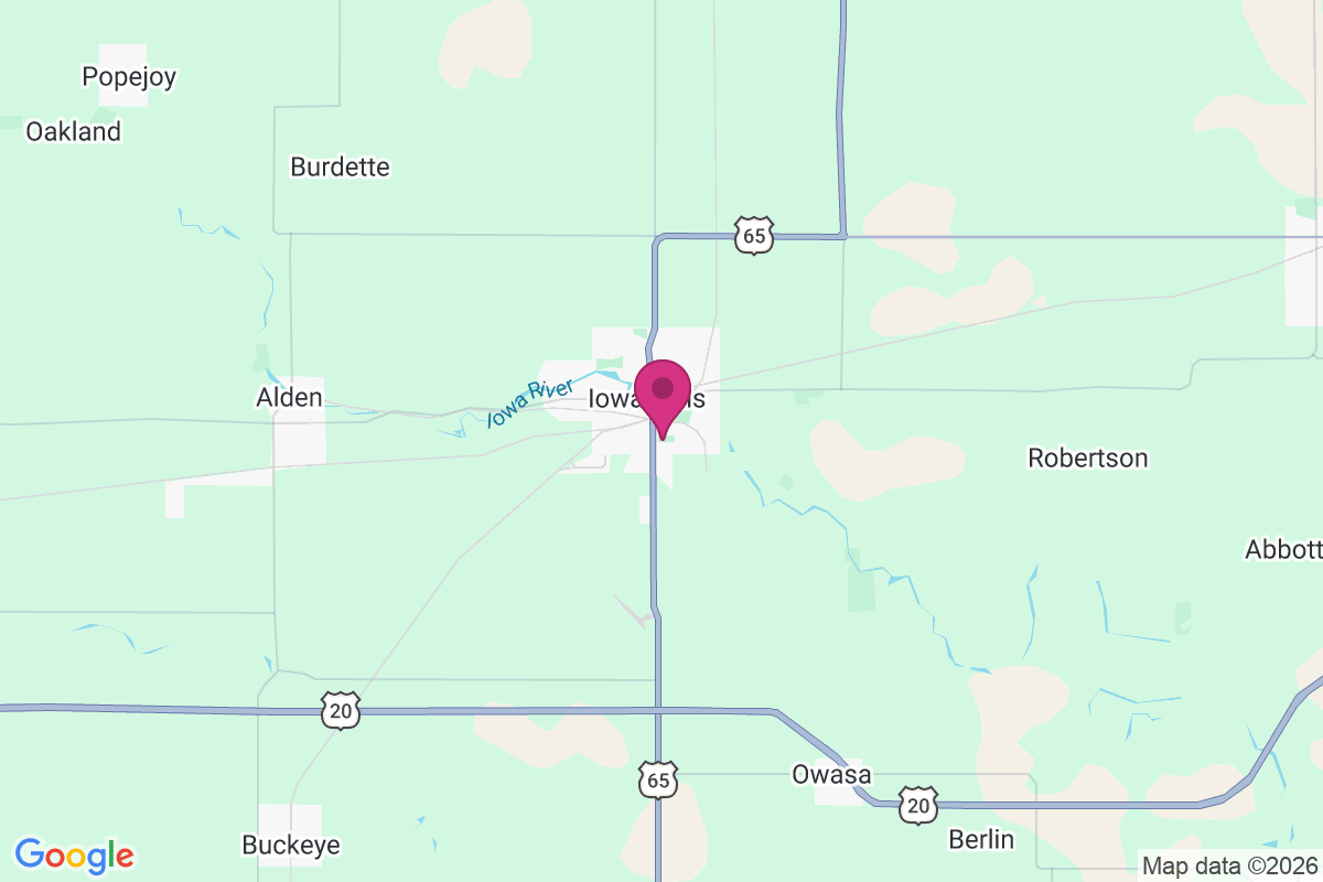 Carte de Iowa Falls Junction