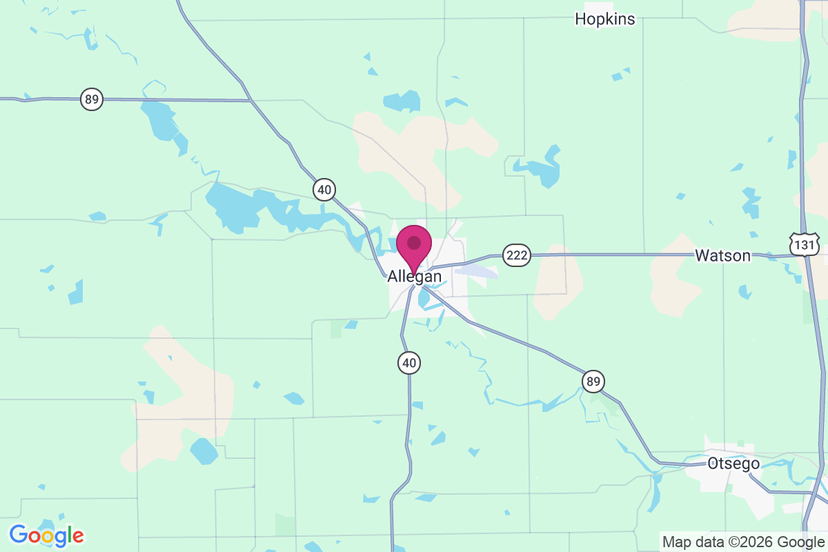 Carte de Allegan