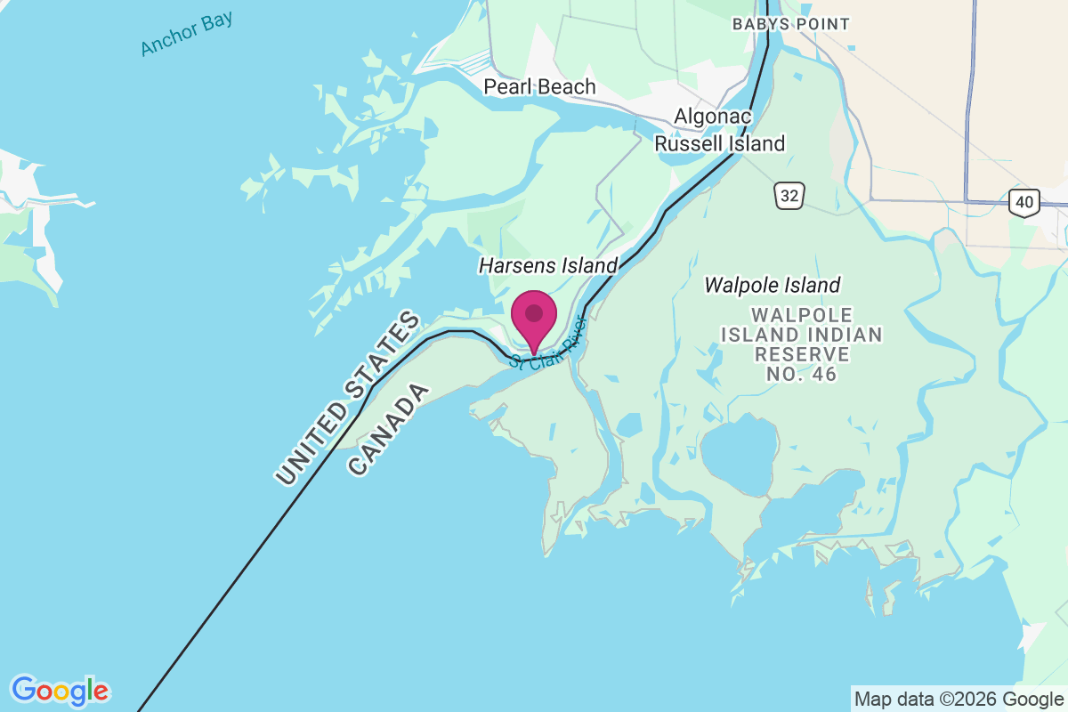 Carte de Clays Landing
