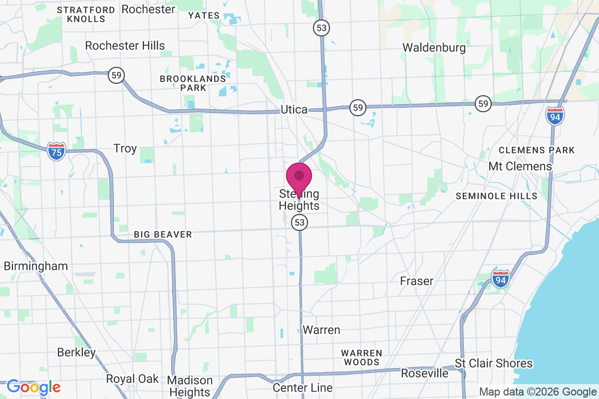 Carte de Sterling Heights