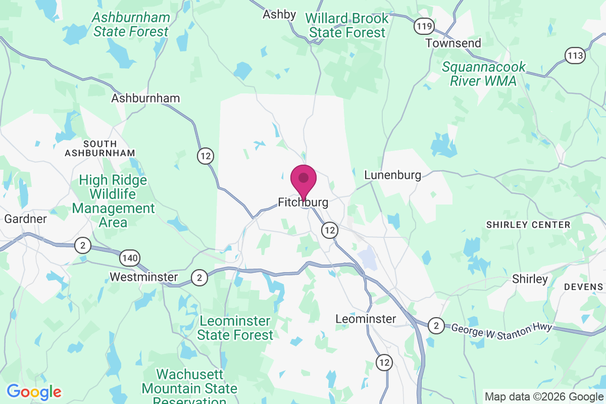 Carte de Fitchburg