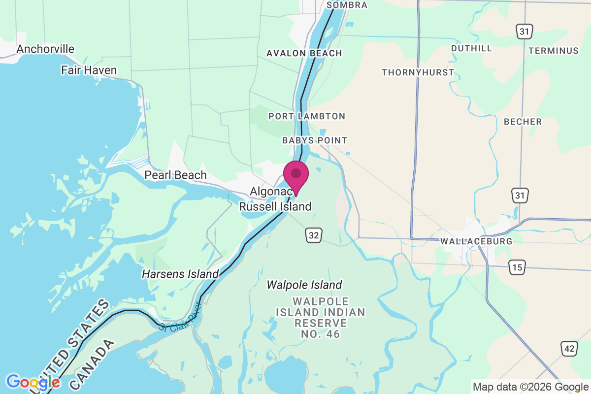 Carte de Walpole Island