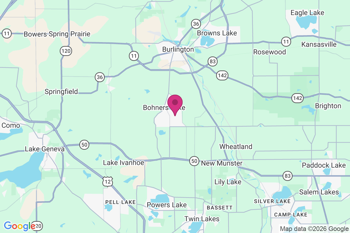 Carte de Bohners Lake