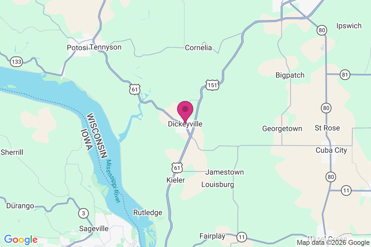 Carte de Dickeyville