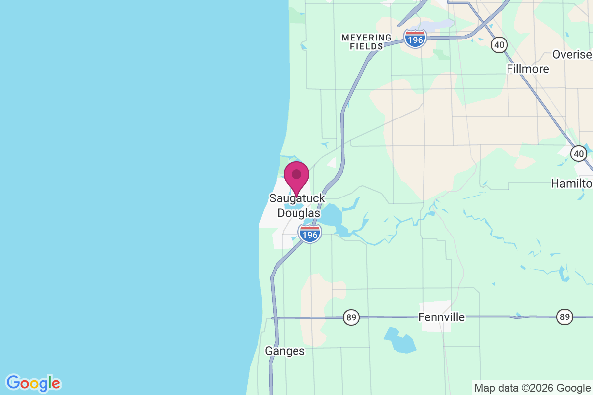Carte de Saugatuck