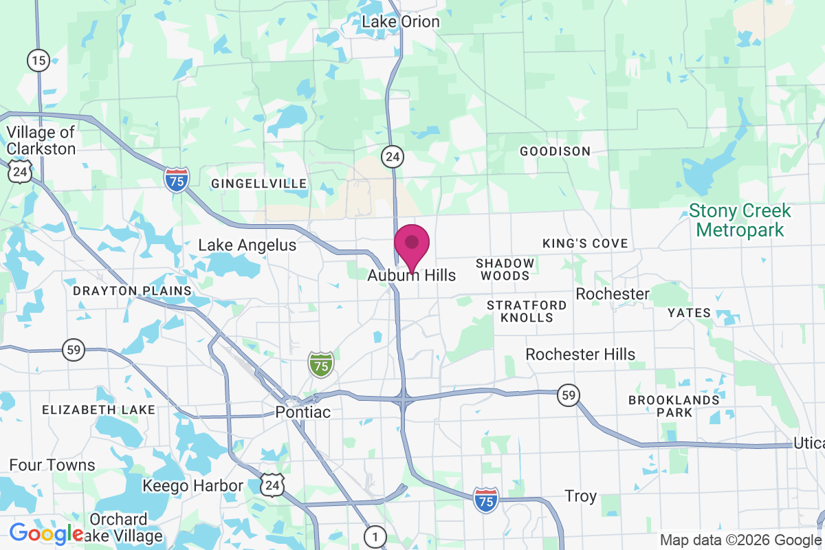 Carte de Auburn Hills