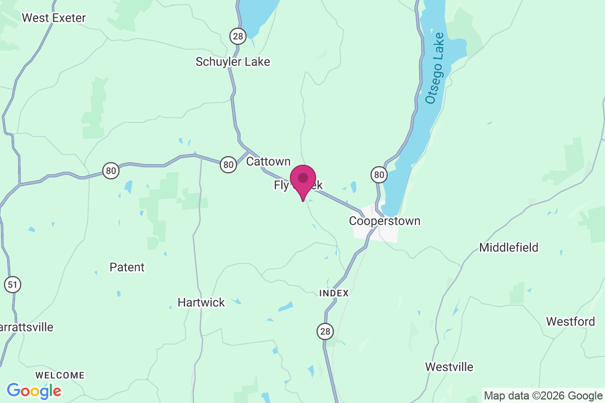 Carte de Fly Creek