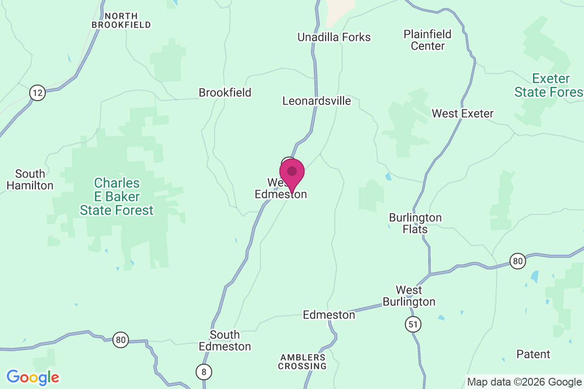 Carte de West Edmeston