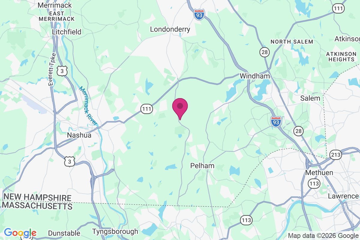 Carte de North Pelham