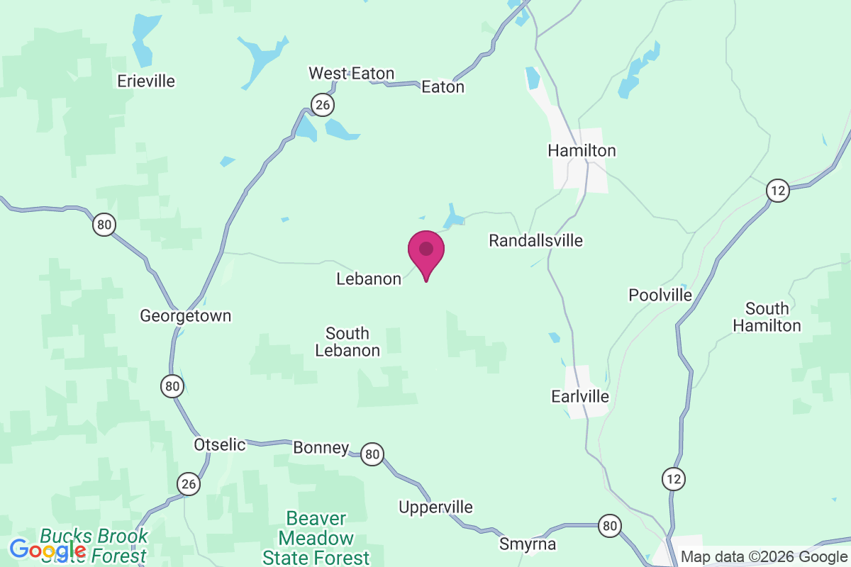 Carte de Lebanon Center