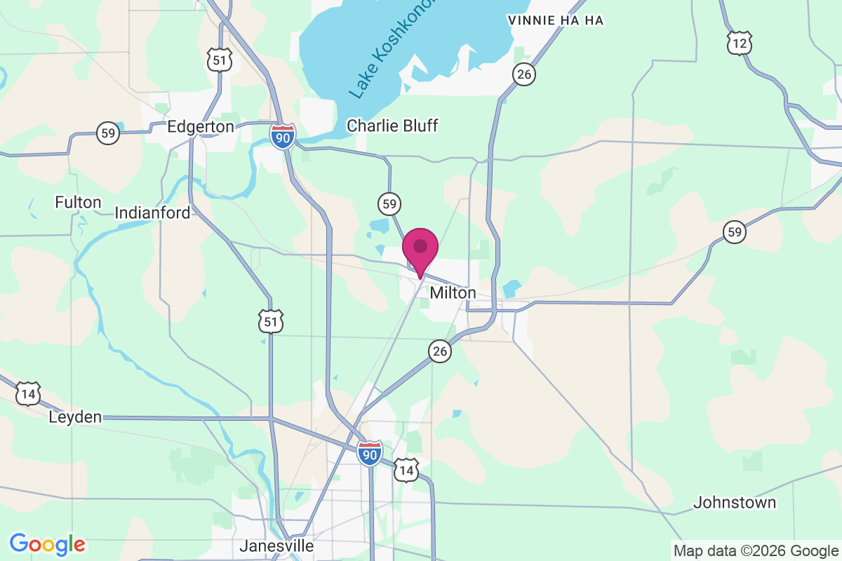 Carte de Milton Junction