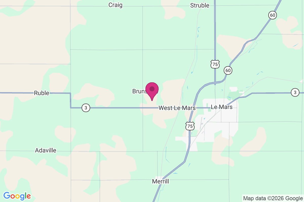 Carte de Brunsville
