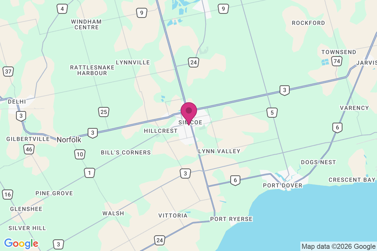 Carte de Windham Centre