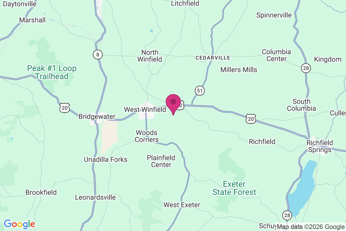 Carte de Hitching Corner