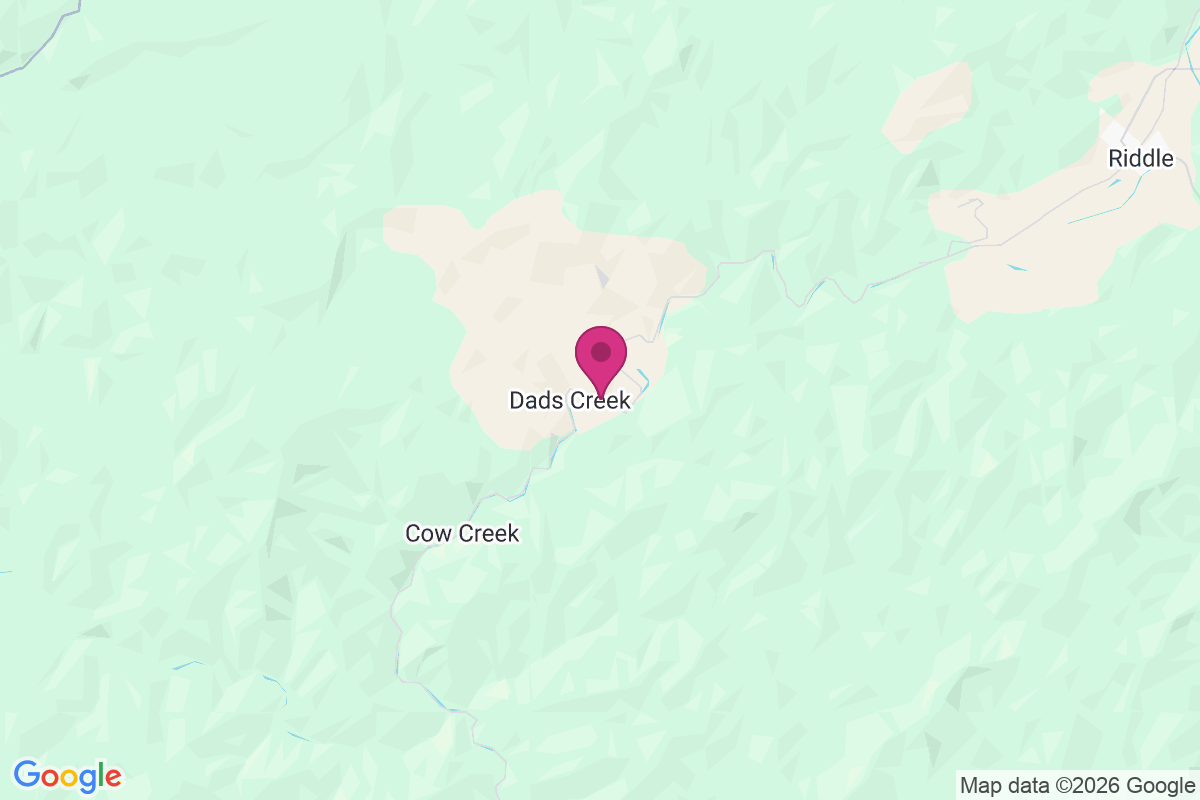 Carte de Dads Creek