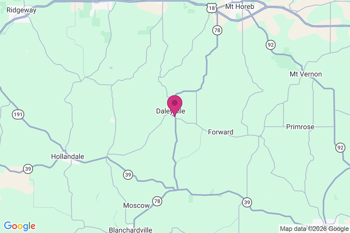 Carte de Daleyville