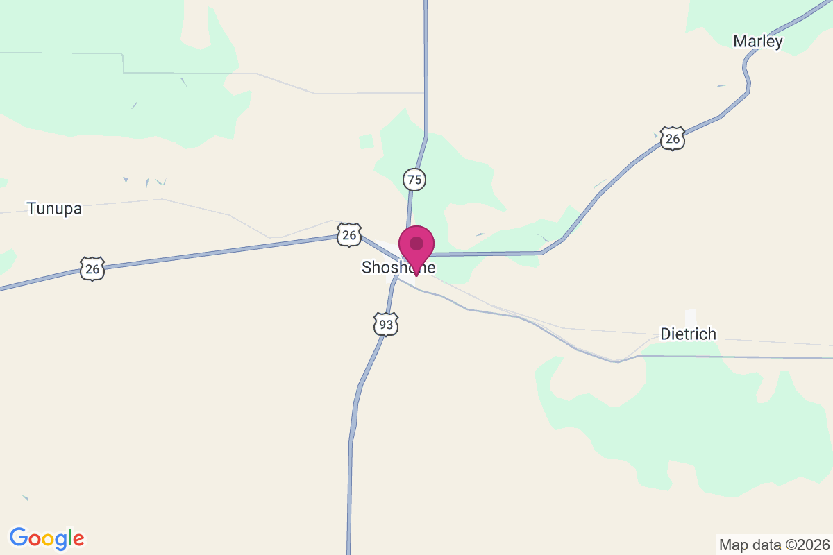 Carte de Shoshone