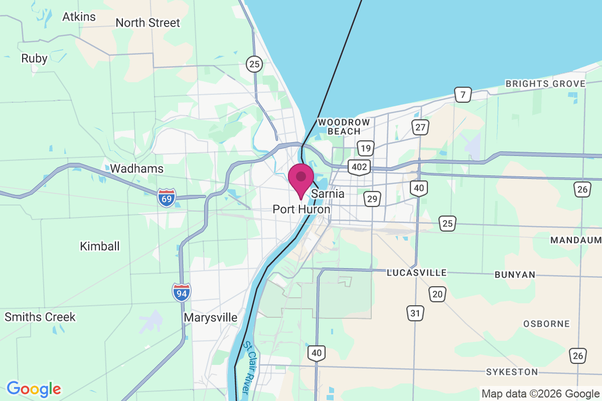 Carte de Port Huron