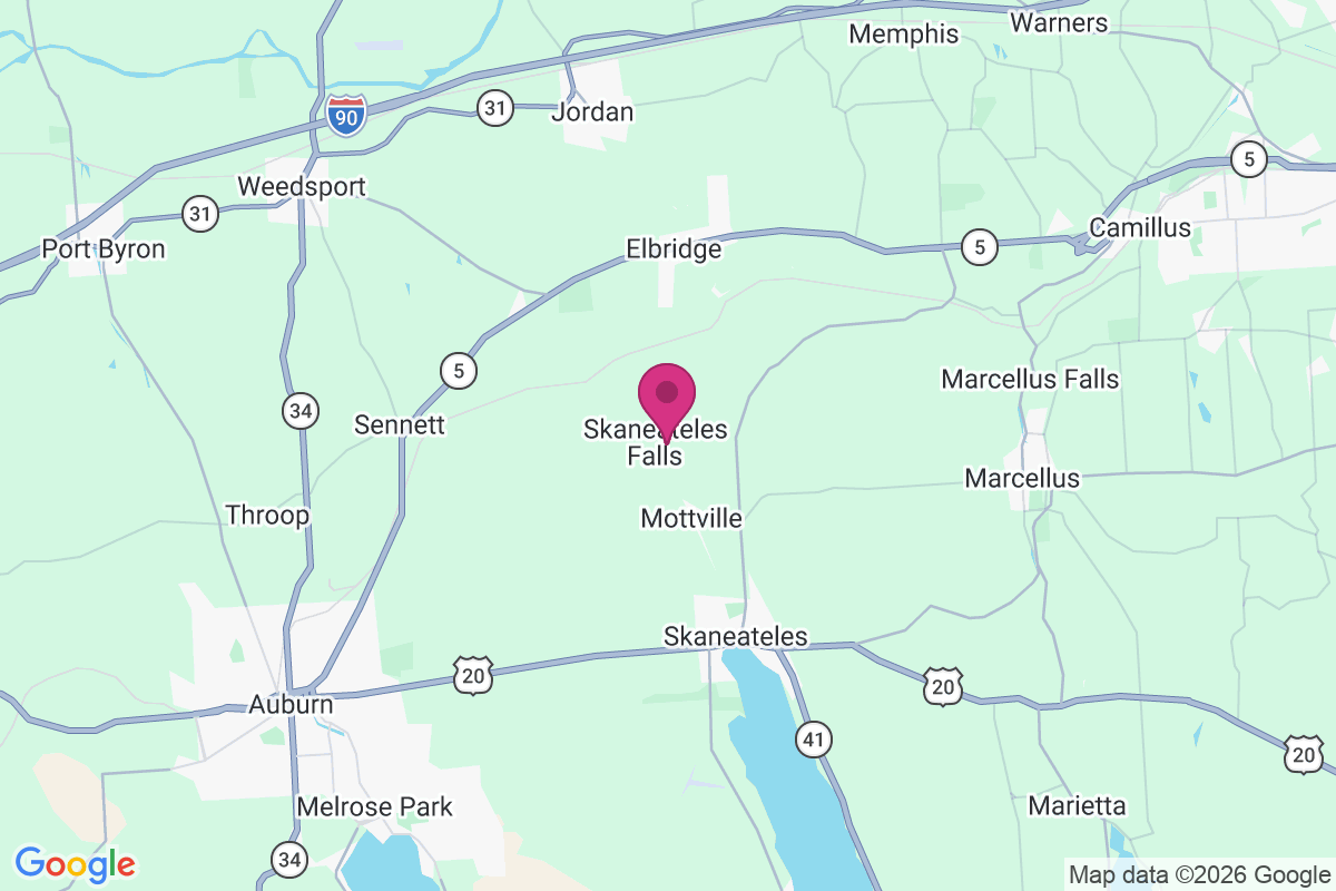 Carte de Skaneateles Falls