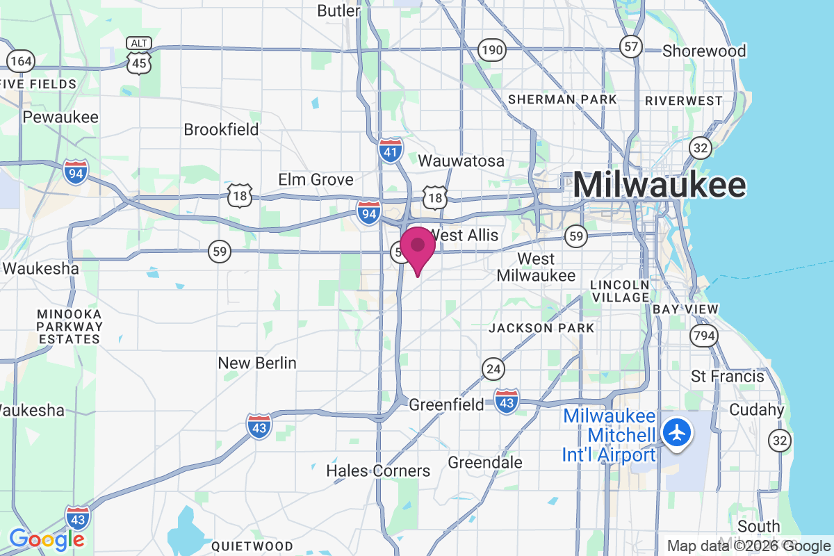 Carte de West Allis