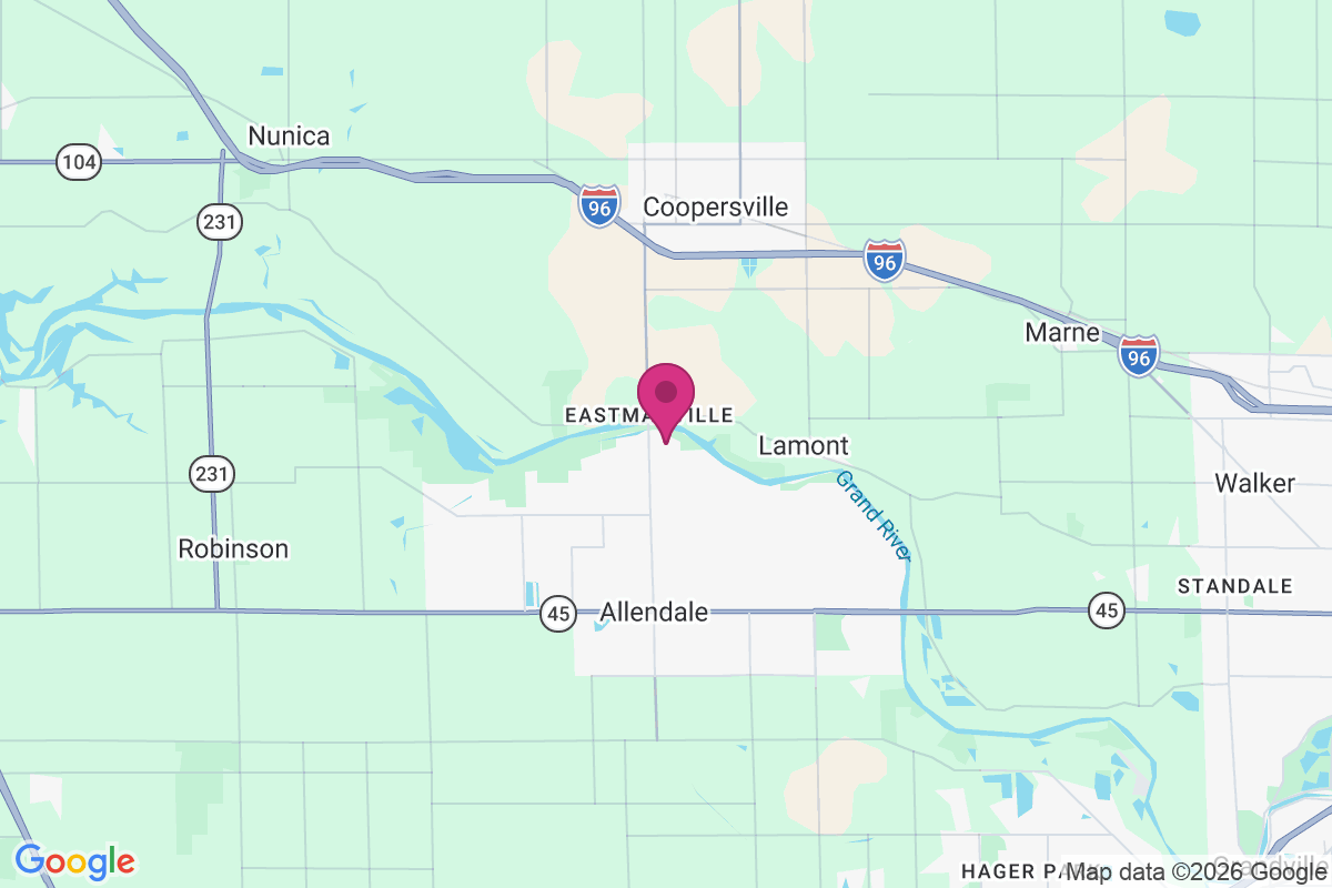 Carte de Eastmanville