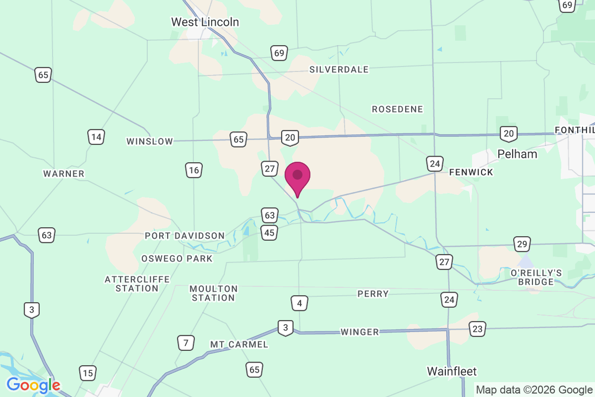 Carte de Wainfleet