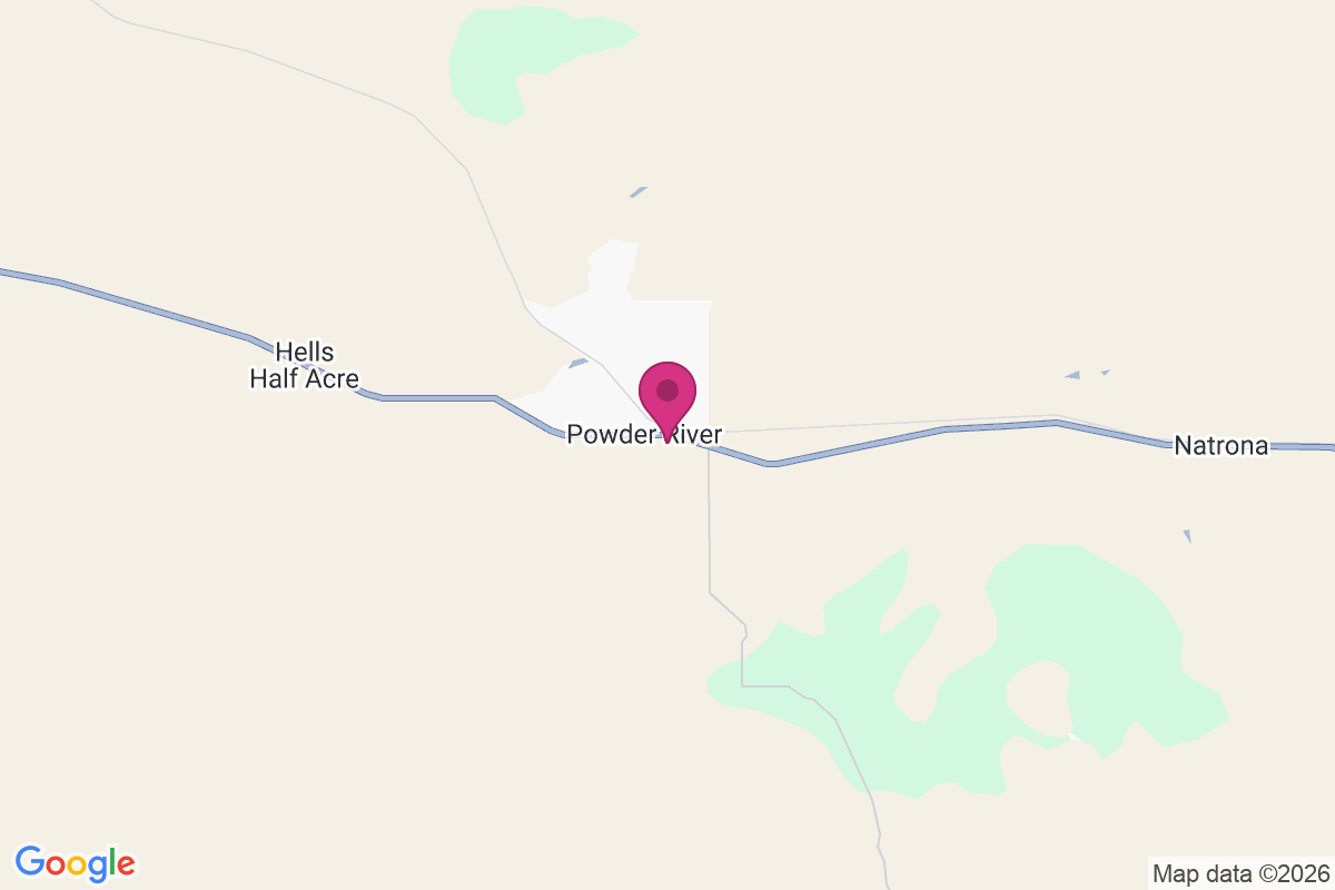 Carte de Powder River