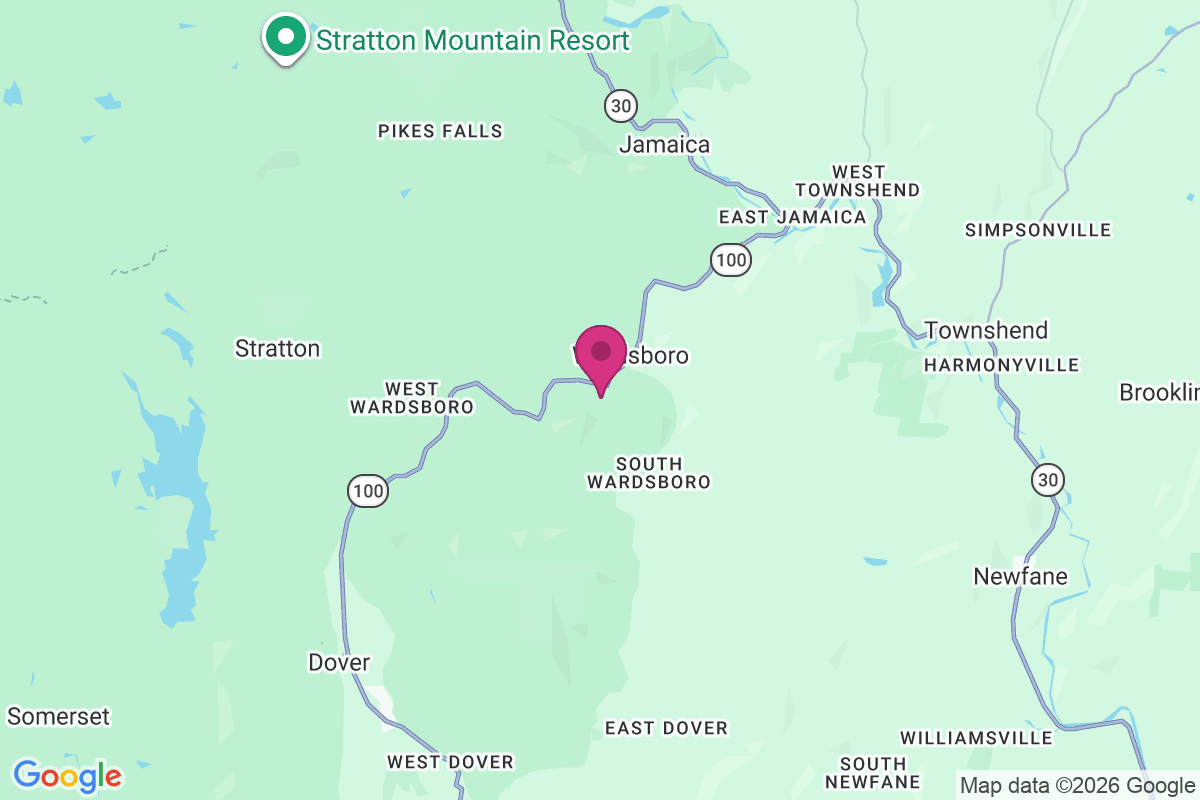 Carte de Wardsboro Center