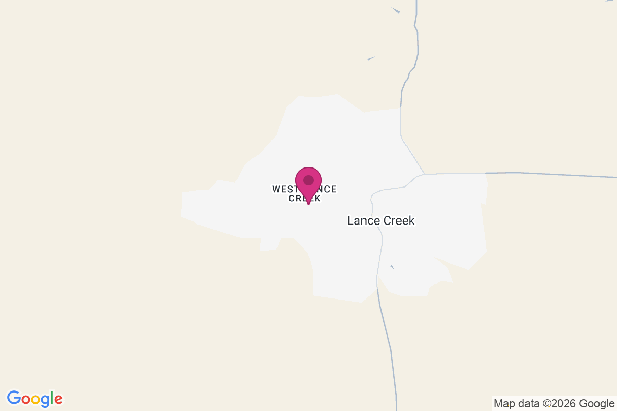 Carte de West Lance Creek