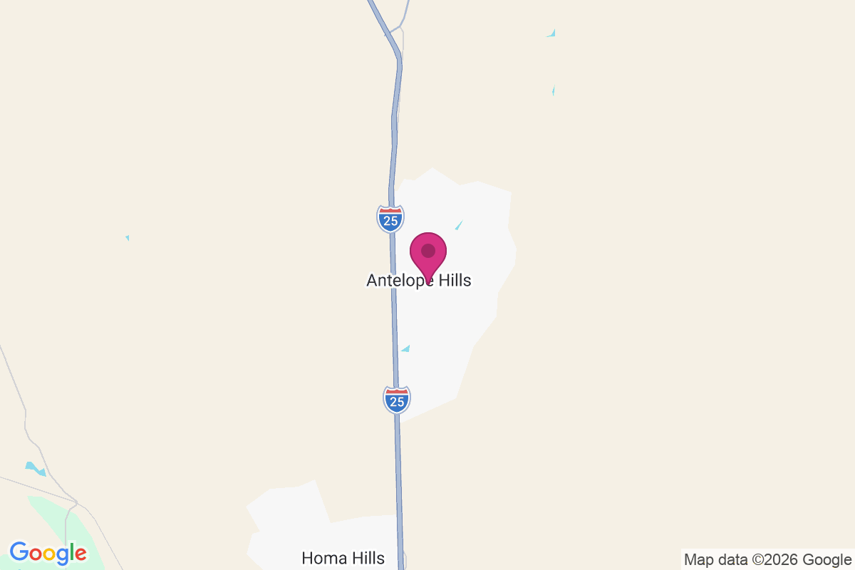 Carte de Antelope Hills