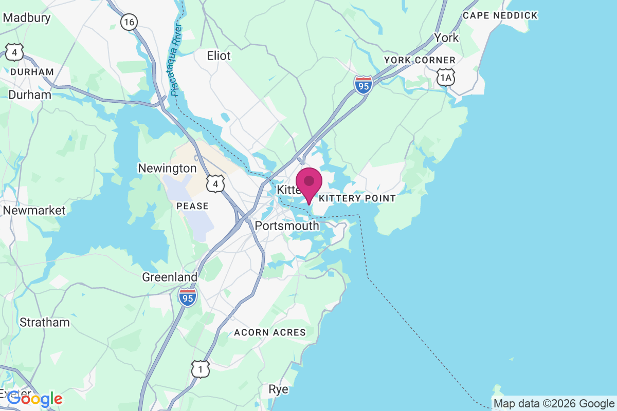 Carte de Kittery Foreside