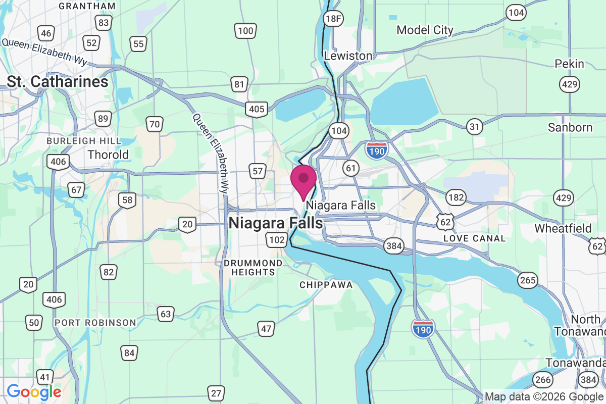 Carte de Niagara Falls