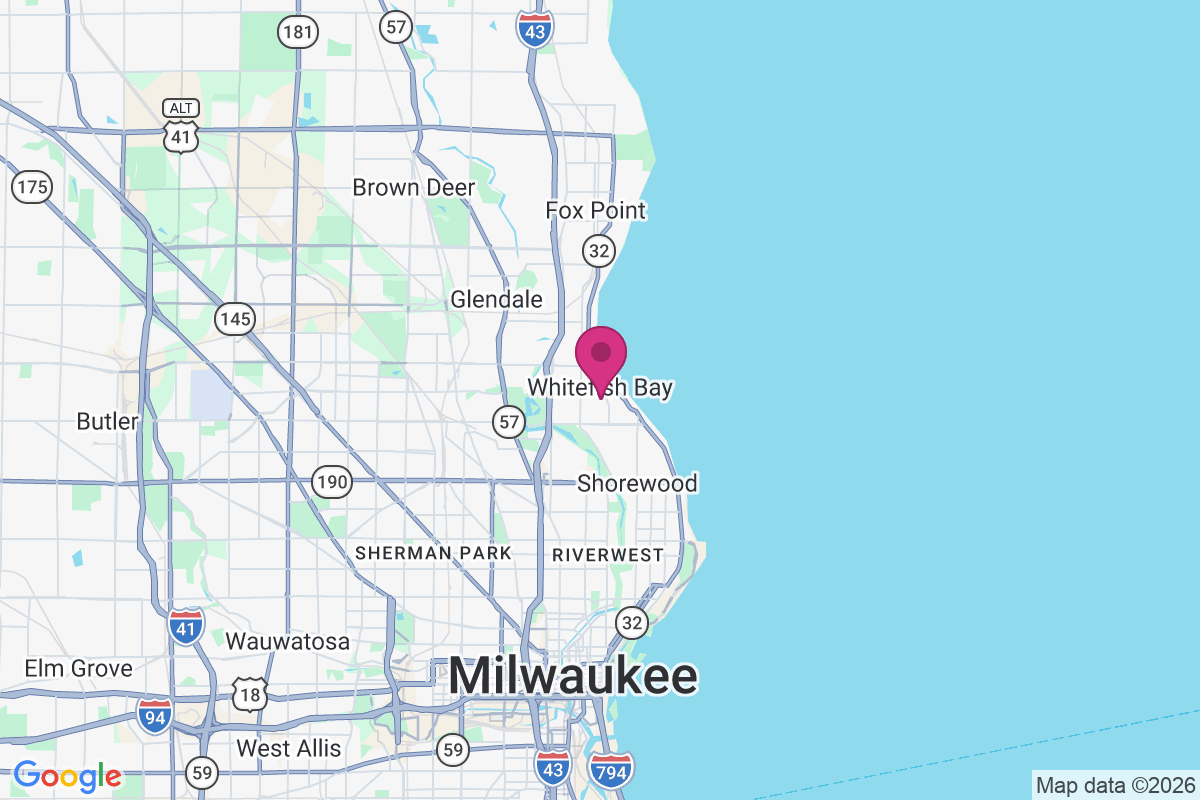 Carte de Whitefish Bay