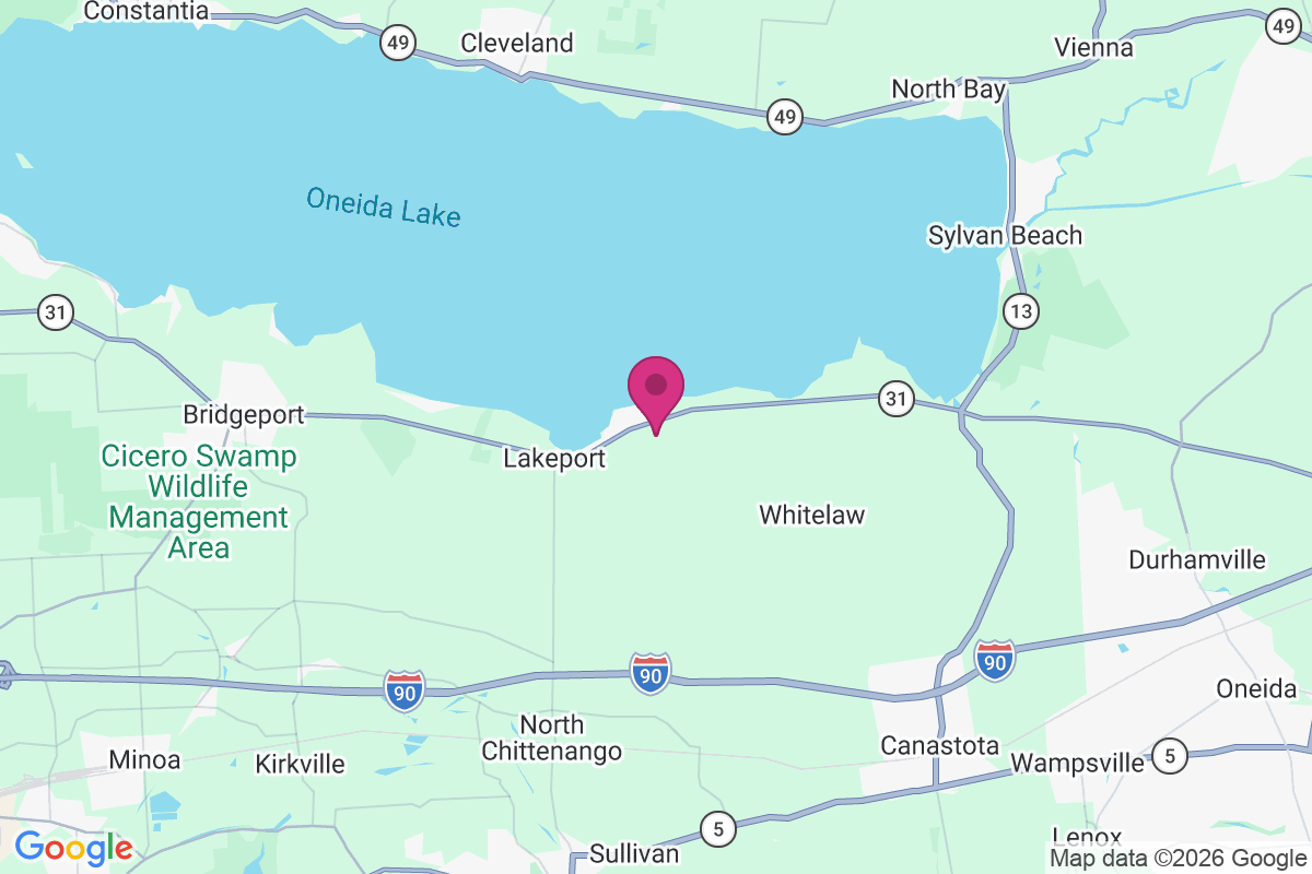 Carte de Oneida Lake Beach West