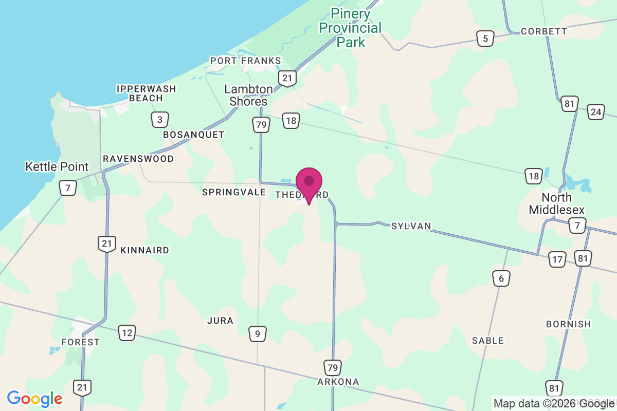 Carte de Thedford