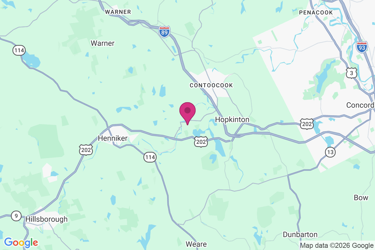 Carte de West Hopkinton