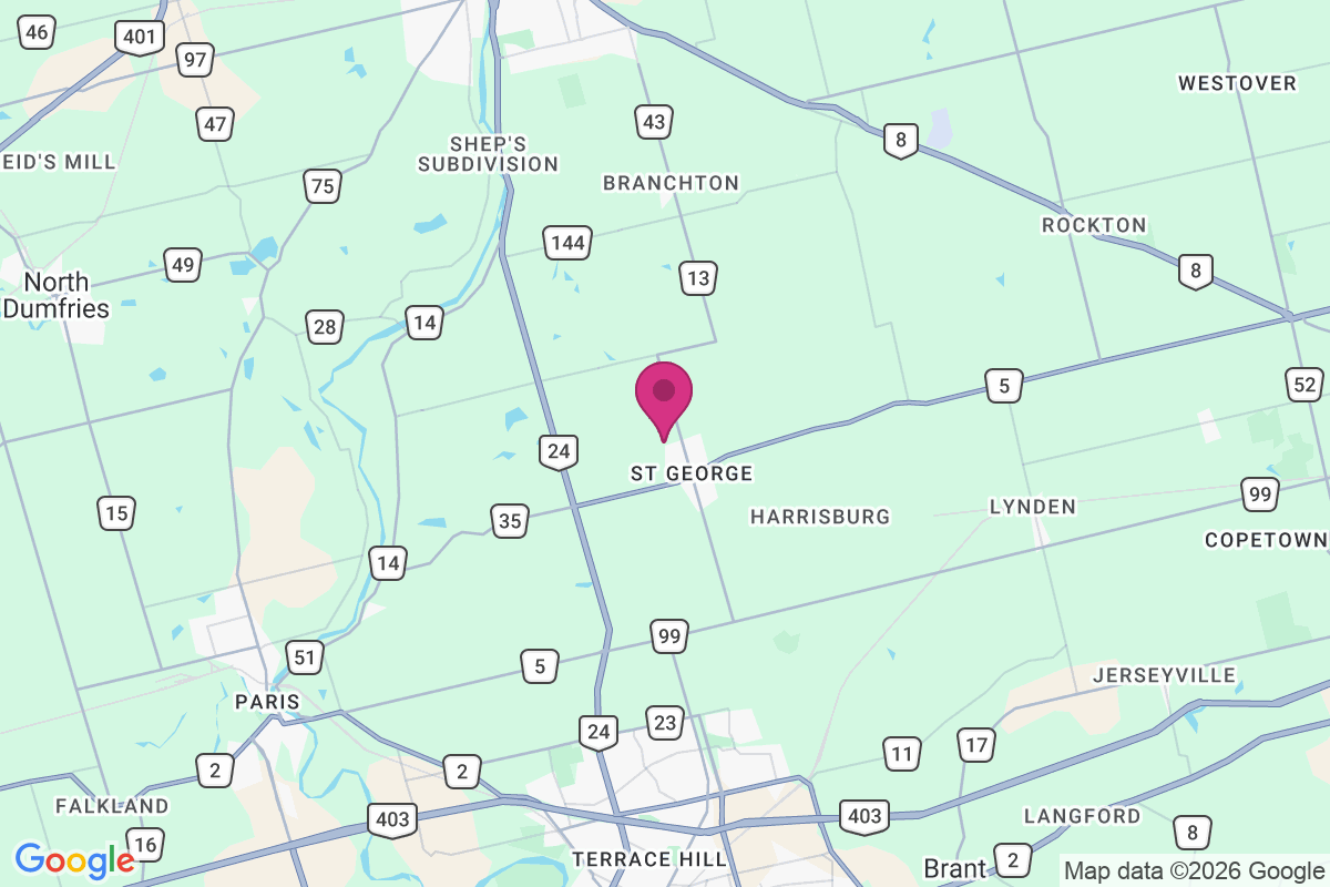 Carte de St George Brant
