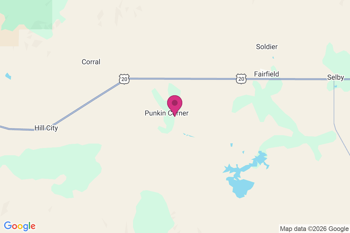 Carte de Punkin Corner