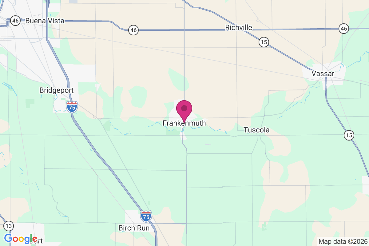 Carte de Frankenmuth