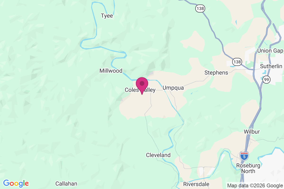 Carte de Coles Valley