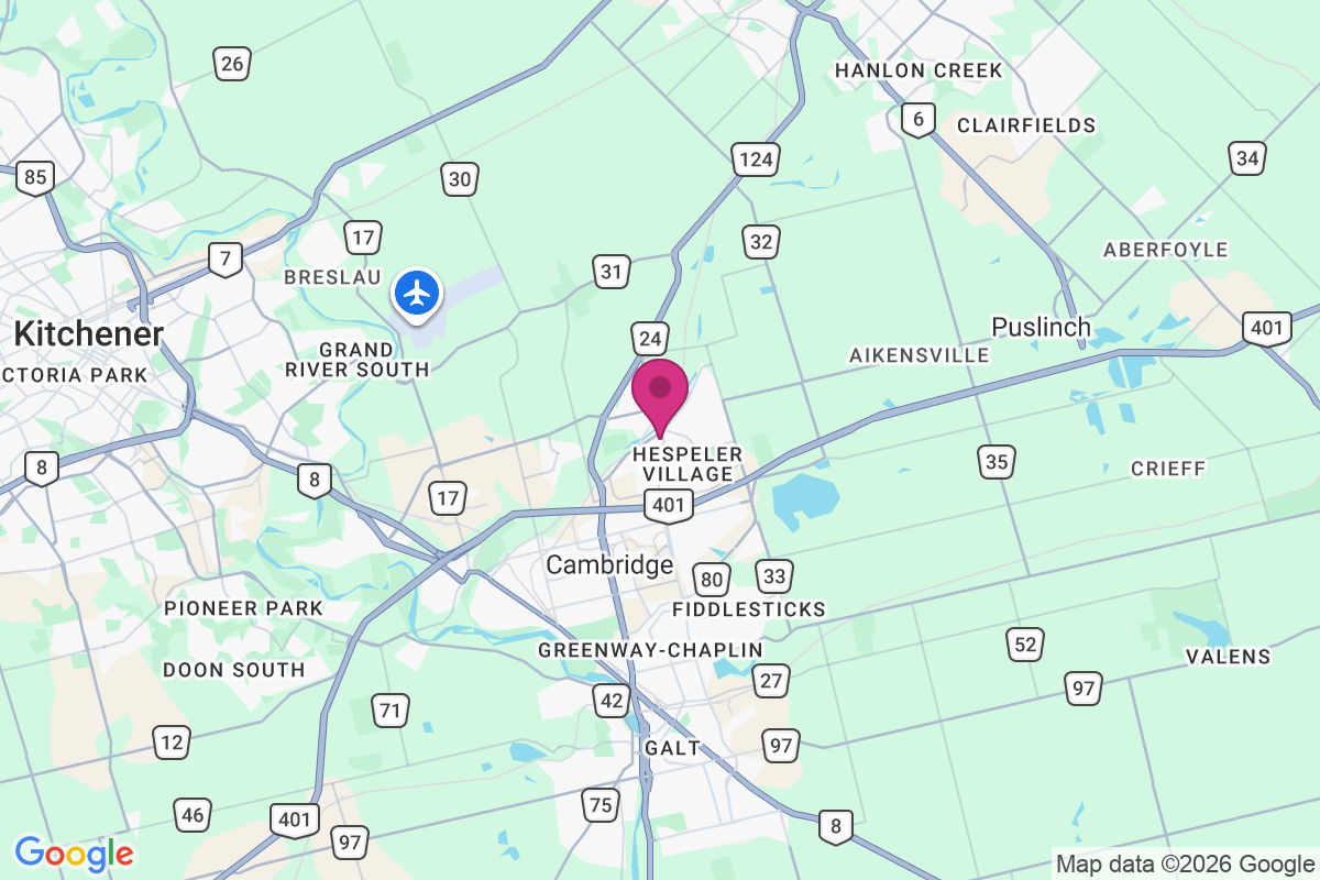 Carte de Hespeler