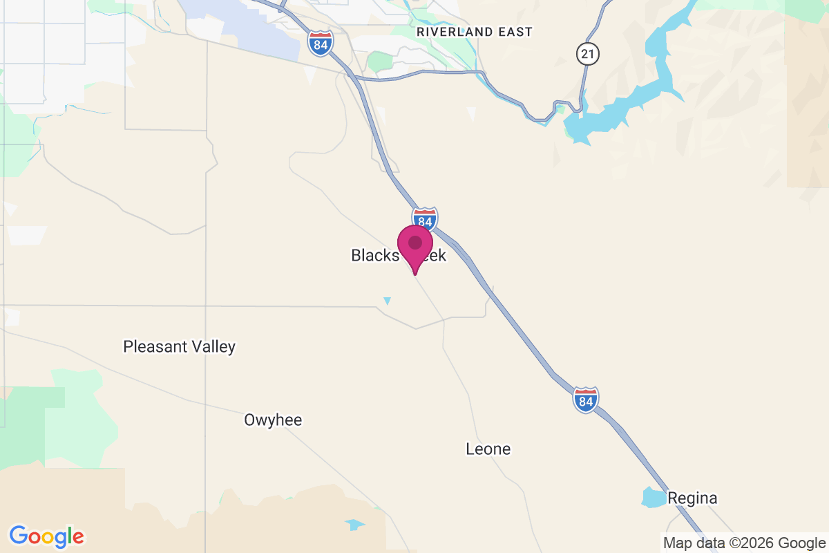 Carte de Blacks Creek
