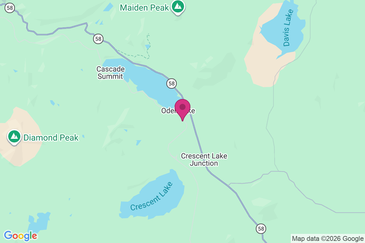 Carte de Odell Lake