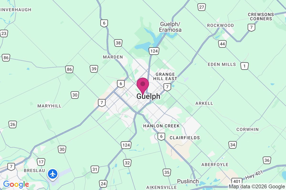 Carte de Guelph