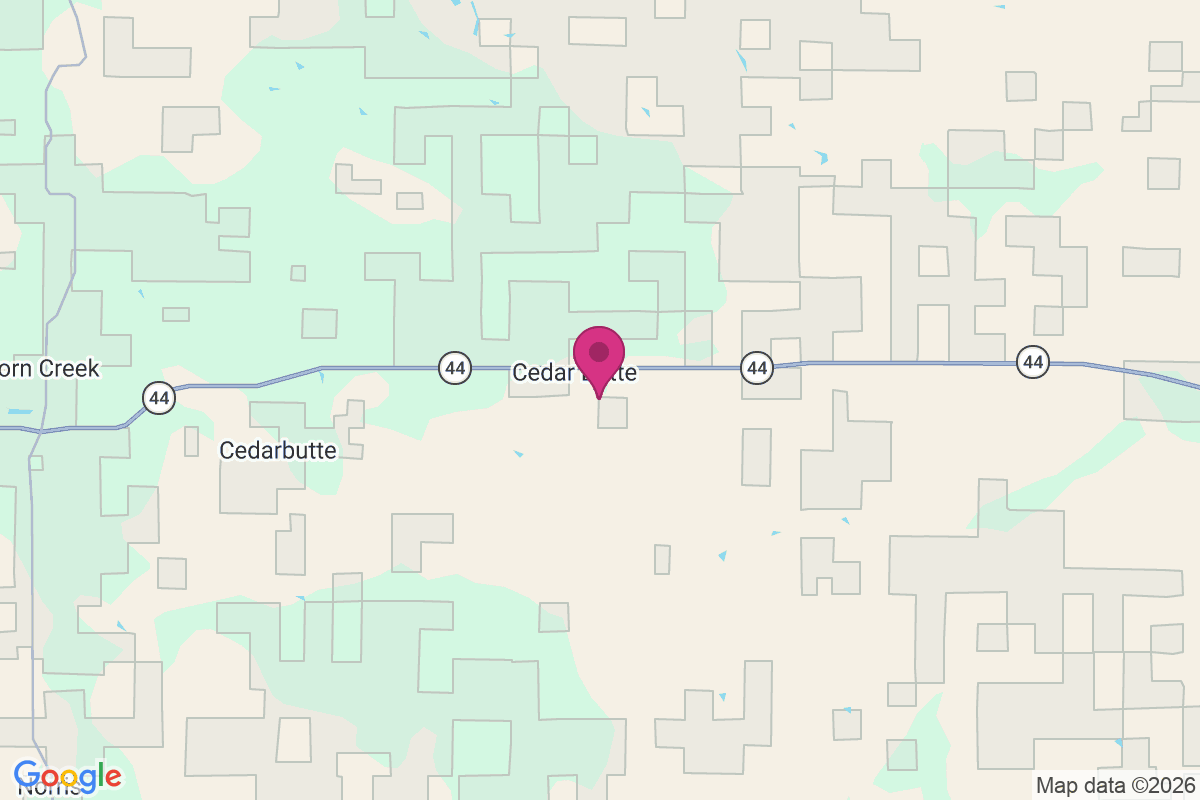 Carte de Cedar Butte