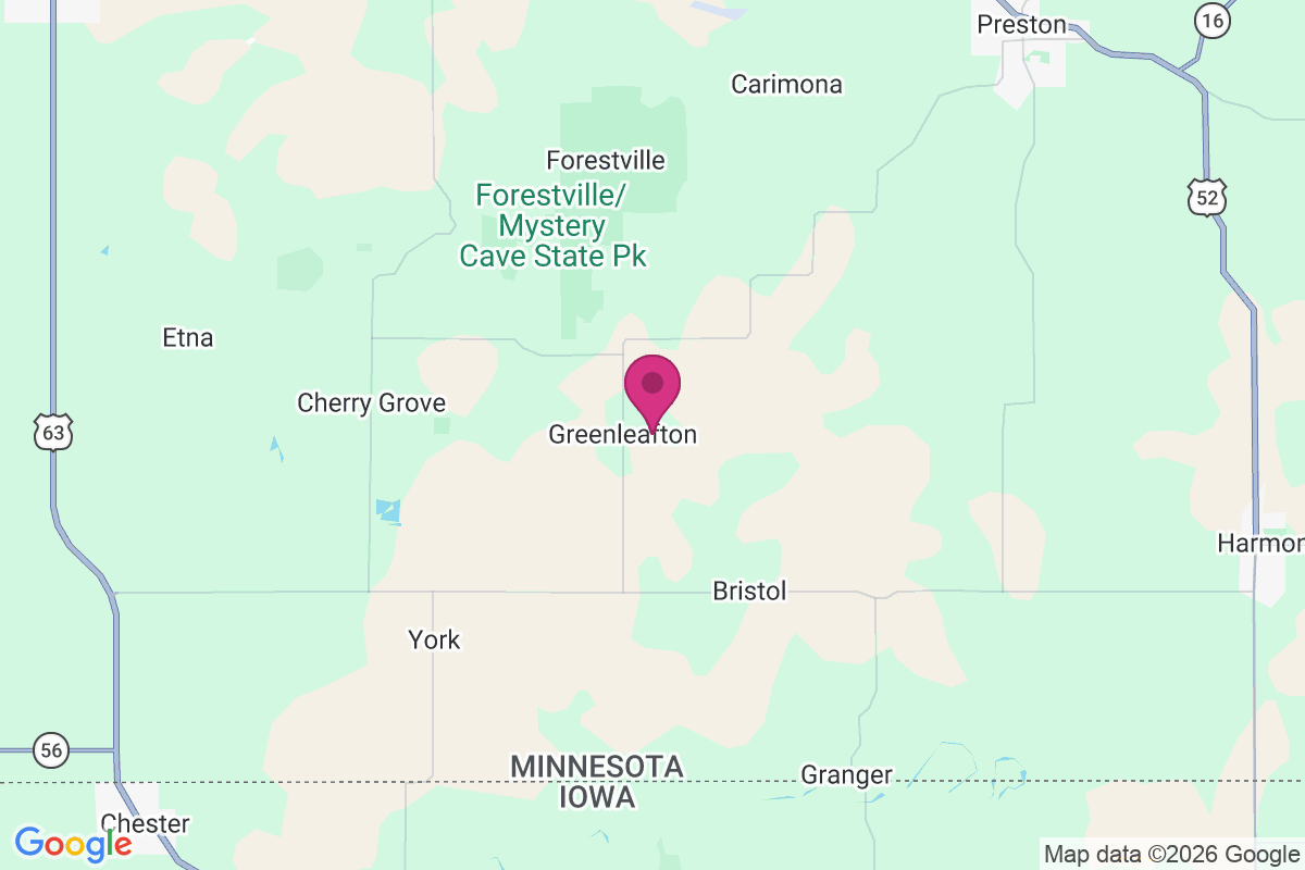 Carte de Greenleafton