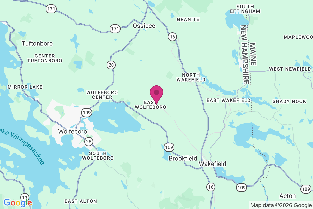 Carte de East Wolfeboro